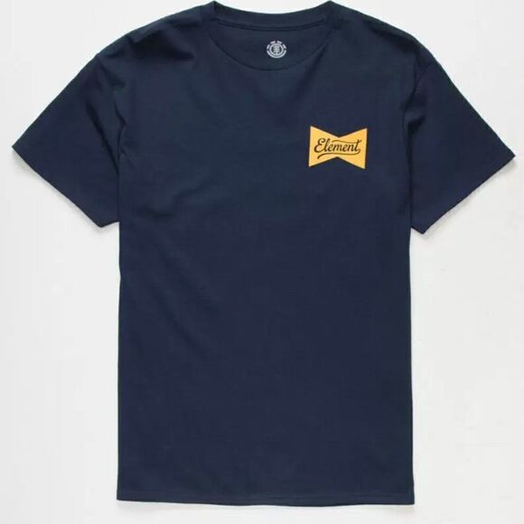 ELEMENT Neon Mens T-Shirt Size Medium Navy - Picture 1 of 9